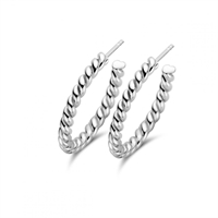 Hulahoop creol small - sterlingsølv | Spirit Icons